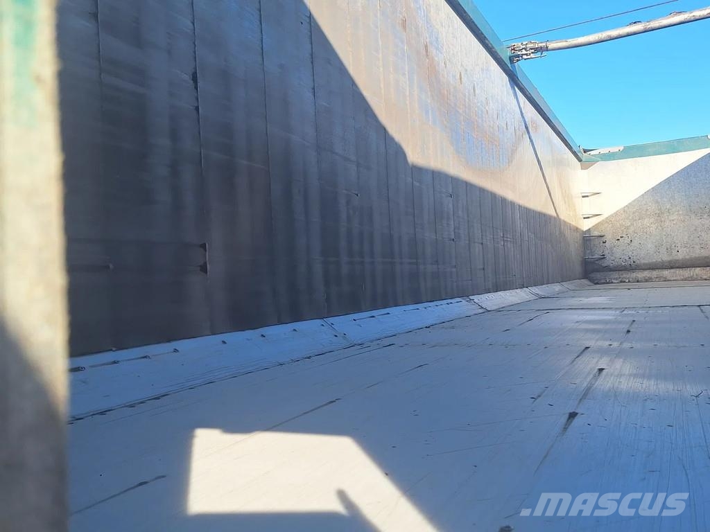 AMT 4 akslet 60 m3 tiptrailer hånd rullepresenning Semi-trailer med tip