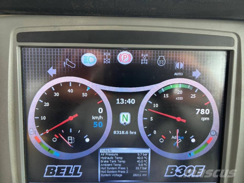 Bell B 30 E (New Tires) Artikulētie pašizgāzēji