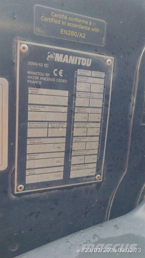Manitou 160 ATJ رافعات سلة مفصلية