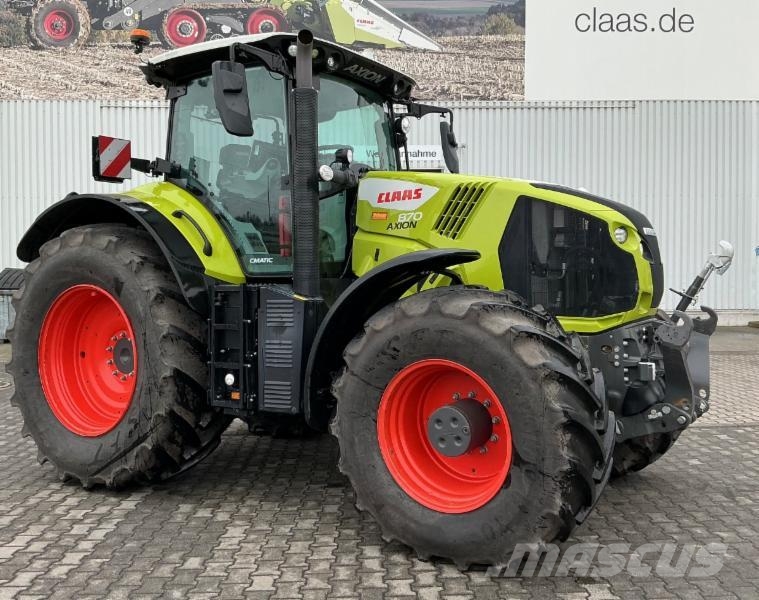 CLAAS AXION 870 CMATIC CEBIS 트랙터