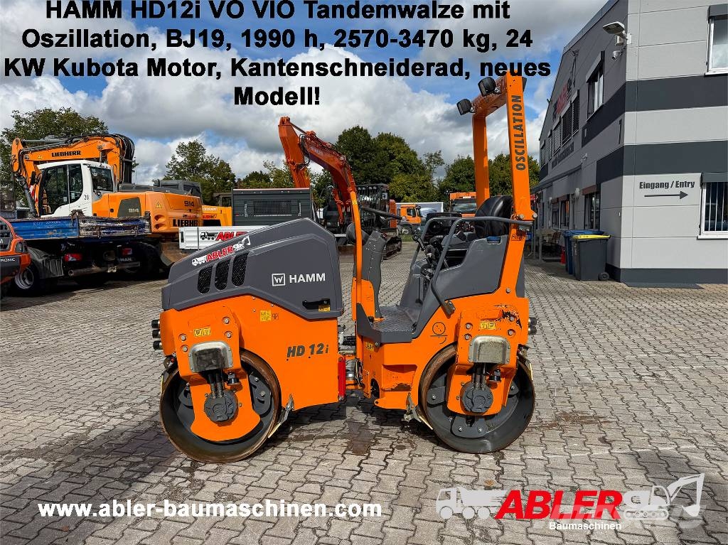 Kubota HD12i VO VIO Oszillation 24 kW Tandemwalzen