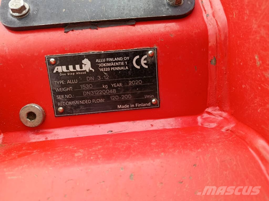 Allu DN 3-12 screener bucket crusher screen zeefbak Crushing buckets