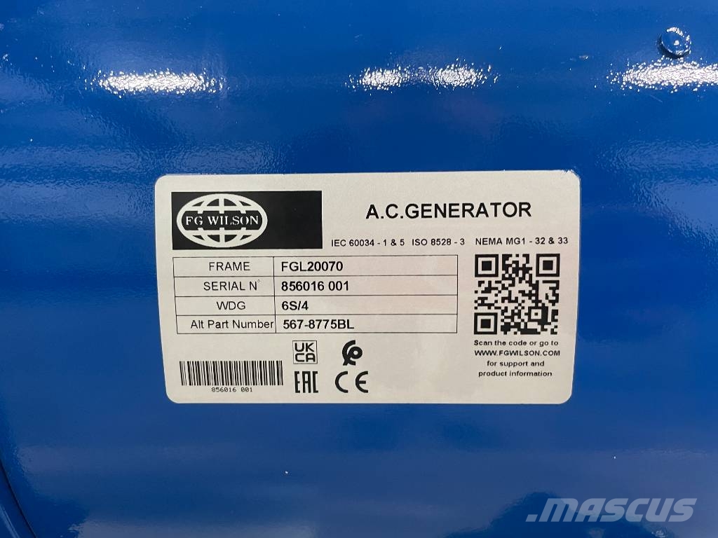 FG Wilson P55-3 - 55 kVA Open Genset - DPX-16005-O Diesel Generatoren
