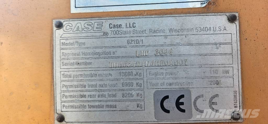CASE 621 D Wielladers