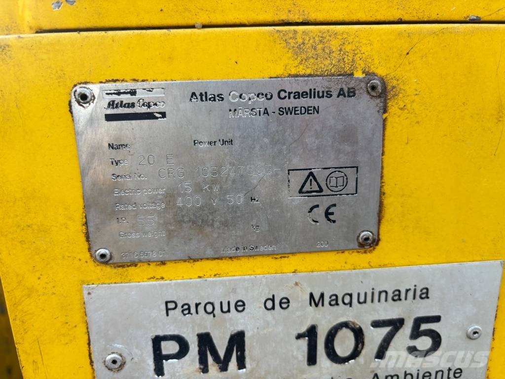 Atlas Copco Diamec 232 他の地下設備