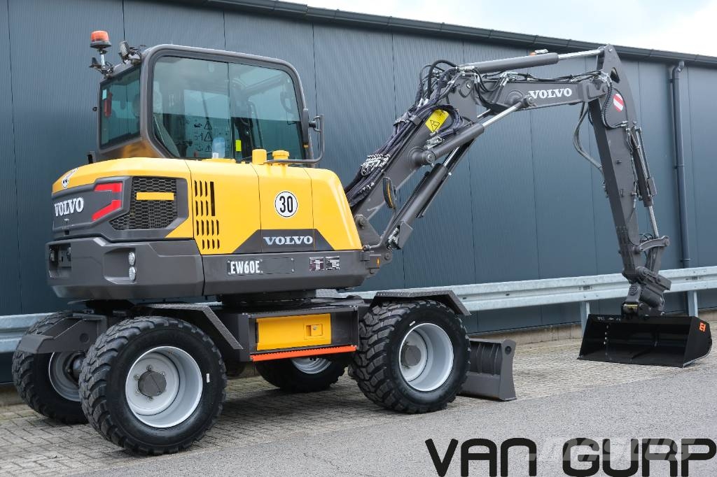 Volvo EW 60 E | 30km/h Verstellausleger Powertilt Klima حفارات بعجل