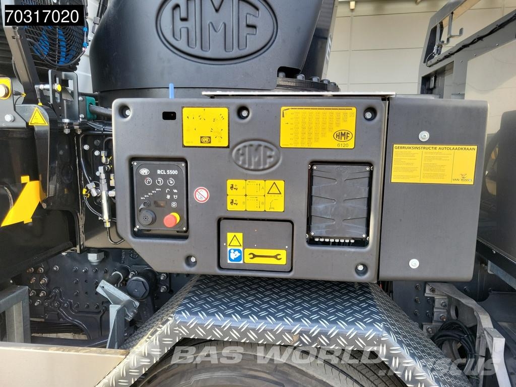 Volvo FH 500 8X2 NEW! HMF 6120 K6 Crane + JIB K5 2.5t Wi Φορτηγά Kαρότσα με ανοιγόμενα πλαϊνά