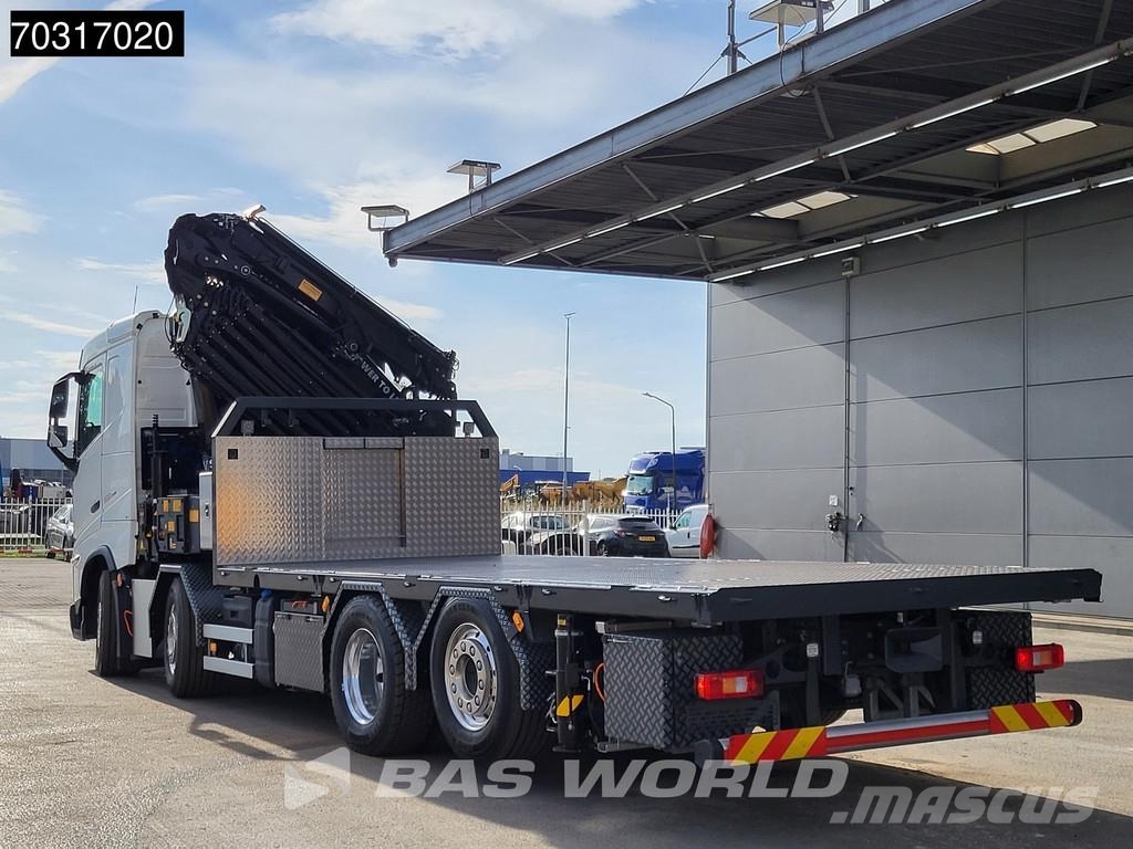 Volvo FH 500 8X2 NEW! HMF 6120 K6 Crane + JIB K5 2.5t Wi Φορτηγά Kαρότσα με ανοιγόμενα πλαϊνά