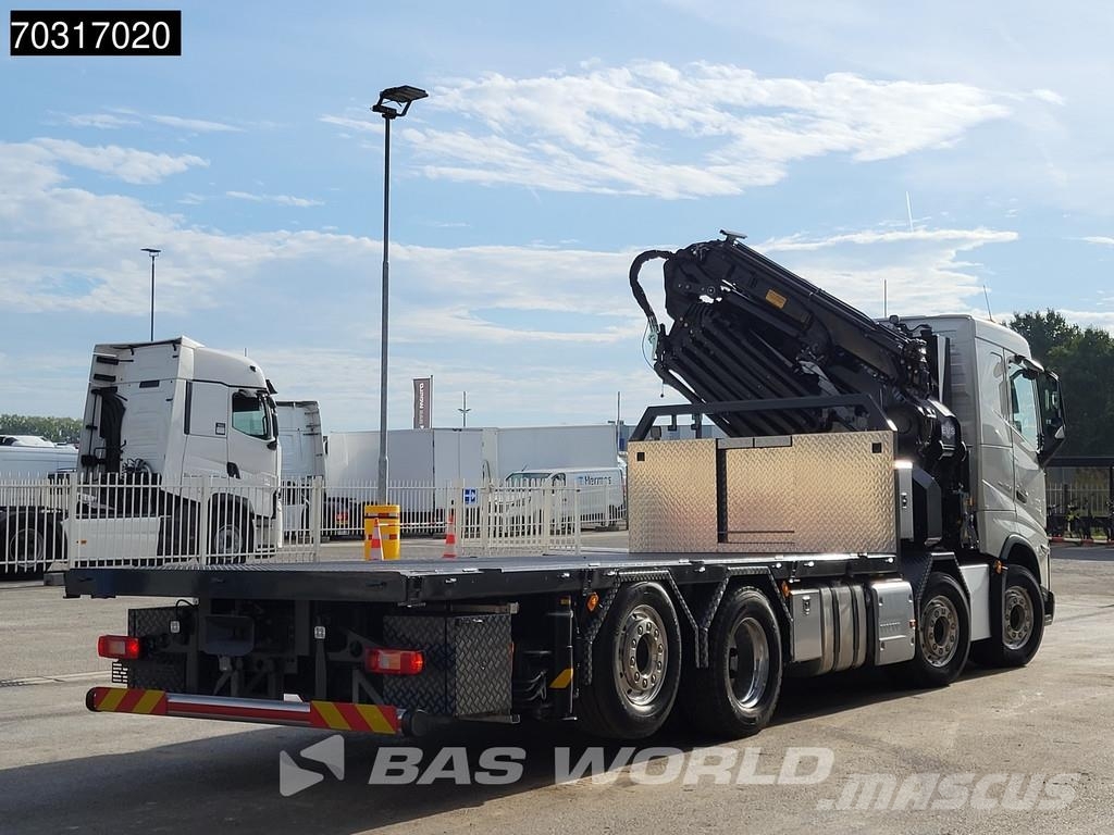 Volvo FH 500 8X2 NEW! HMF 6120 K6 Crane + JIB K5 2.5t Wi Φορτηγά Kαρότσα με ανοιγόμενα πλαϊνά