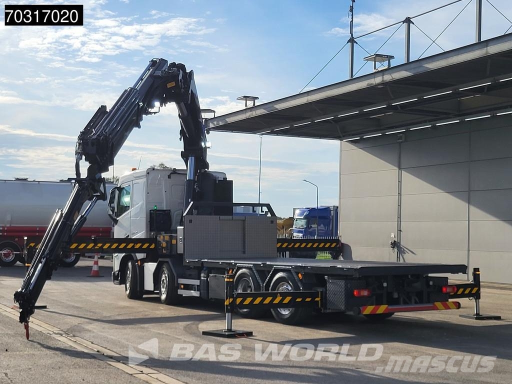 Volvo FH 500 8X2 NEW! HMF 6120 K6 Crane + JIB K5 2.5t Wi Φορτηγά Kαρότσα με ανοιγόμενα πλαϊνά