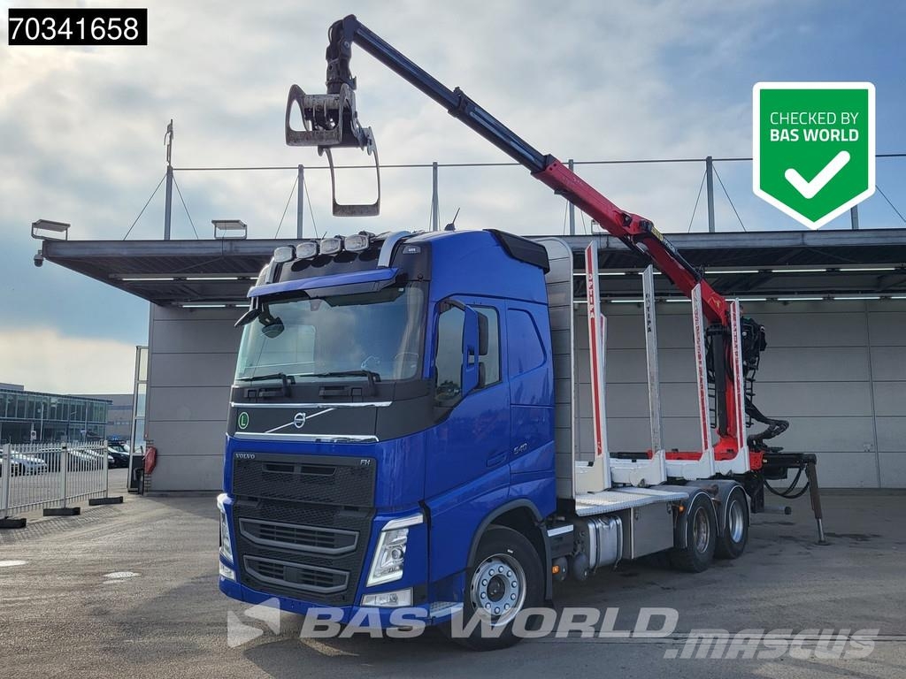 Volvo FH 540 6X4 Palfinger M120Z96 Crane Holztransport R Tovornjaki za hlode