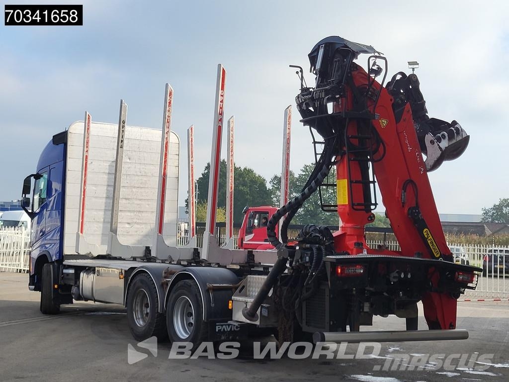 Volvo FH 540 6X4 Palfinger M120Z96 Crane Holztransport R Tovornjaki za hlode