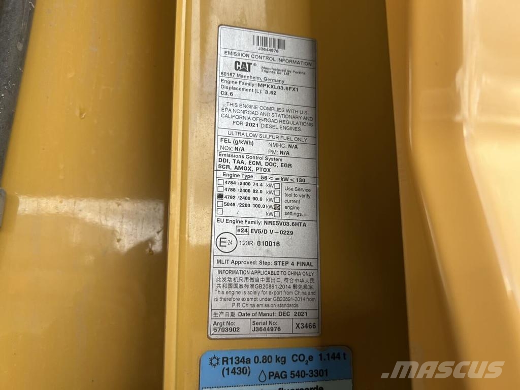CAT M314-07 Εκσκαφείς με τροχούς - λάστιχα