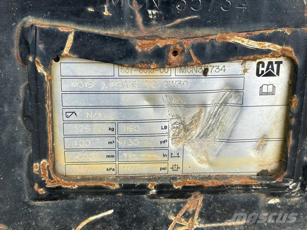 CAT M314-07 Εκσκαφείς με τροχούς - λάστιχα