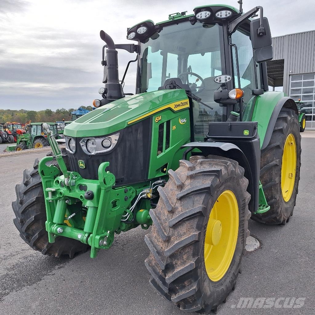 John Deere 6M115 Tractores