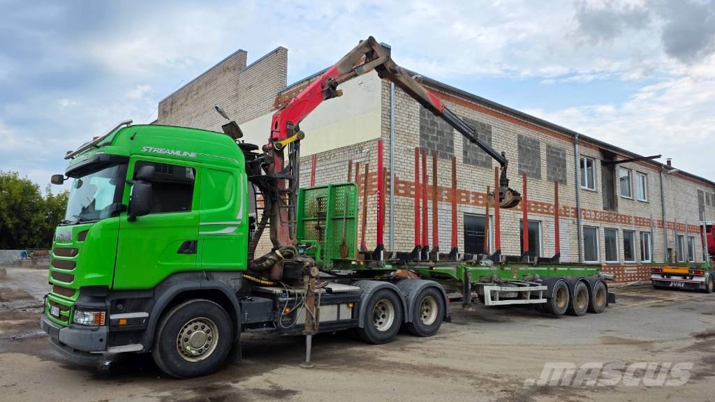 Scania R 450 Transportes de madera