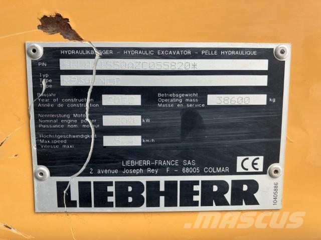 Liebherr R 934 Litronic Bagri goseničarji