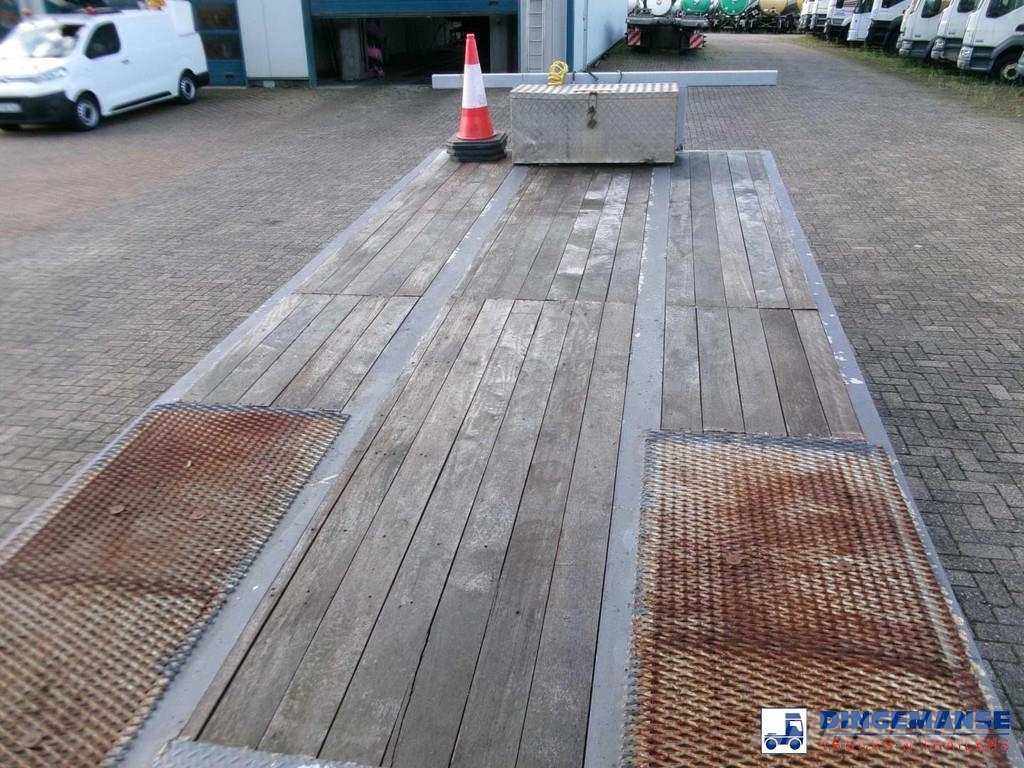 King 2-axle platform drawbar trailer 14t + ramps Platformy / Przyczepy z otwieranymi burtami