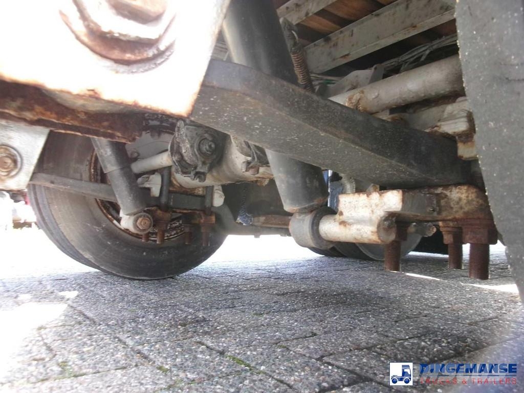 King 2-axle platform drawbar trailer 14t + ramps Platformy / Przyczepy z otwieranymi burtami