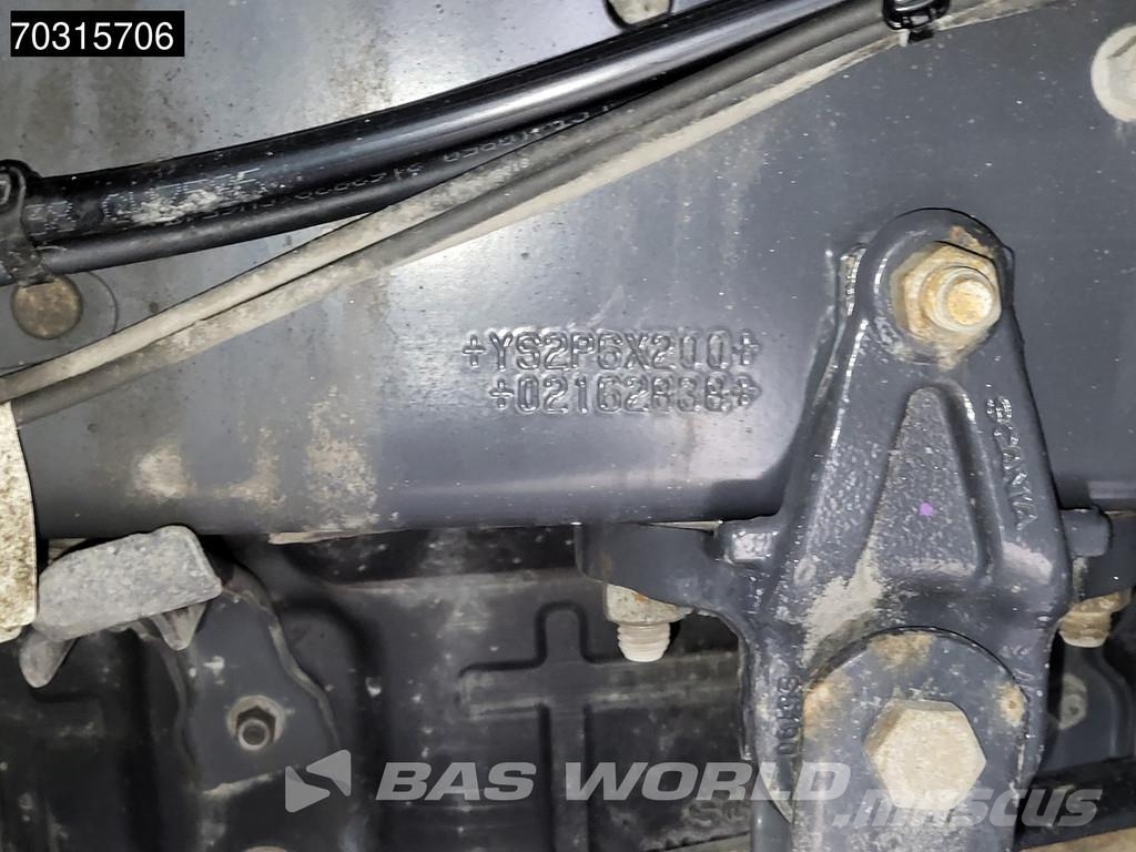 Scania P500 P 6X2 2500kg Ladebordwand Lift+steering axle ケーブルリフト着脱式トラック
