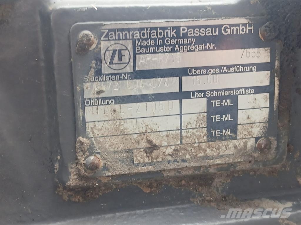 Volvo L25B-ZF AP-R715-4472004074-Axle/Achse/As 차축
