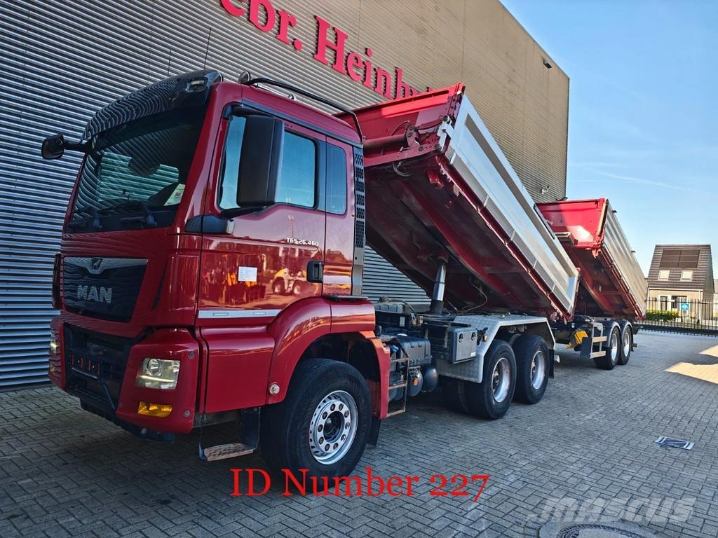 MAN TGS 26.460 6x4 + Schwarzmuller Z2 Billenő teherautók