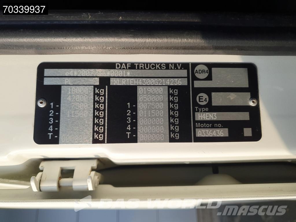 DAF XF 480 XF 4X2 NL-Truck SSC Mega 2xTanks Standklima Trekkvogner