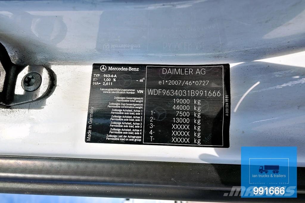 Mercedes-Benz Actros 1843 4X2 RETARDER EURO 6 02/2018 Седельные тягачи