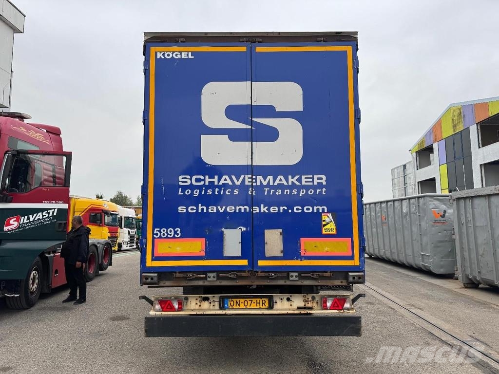 Kögel S24-1 3 AXLE SAF + SLIDING ROOF Tents puspiekabes