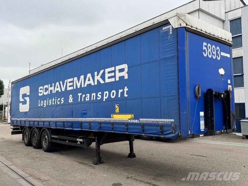 Kögel S24-1 3 AXLE SAF + SLIDING ROOF Tents puspiekabes