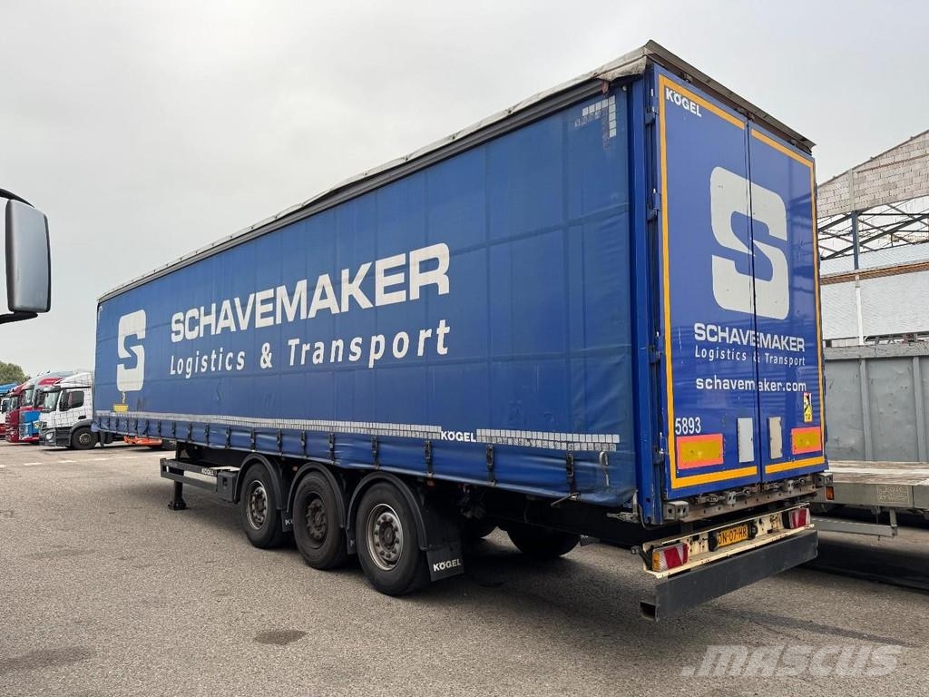 Kögel S24-1 3 AXLE SAF + SLIDING ROOF Tents puspiekabes