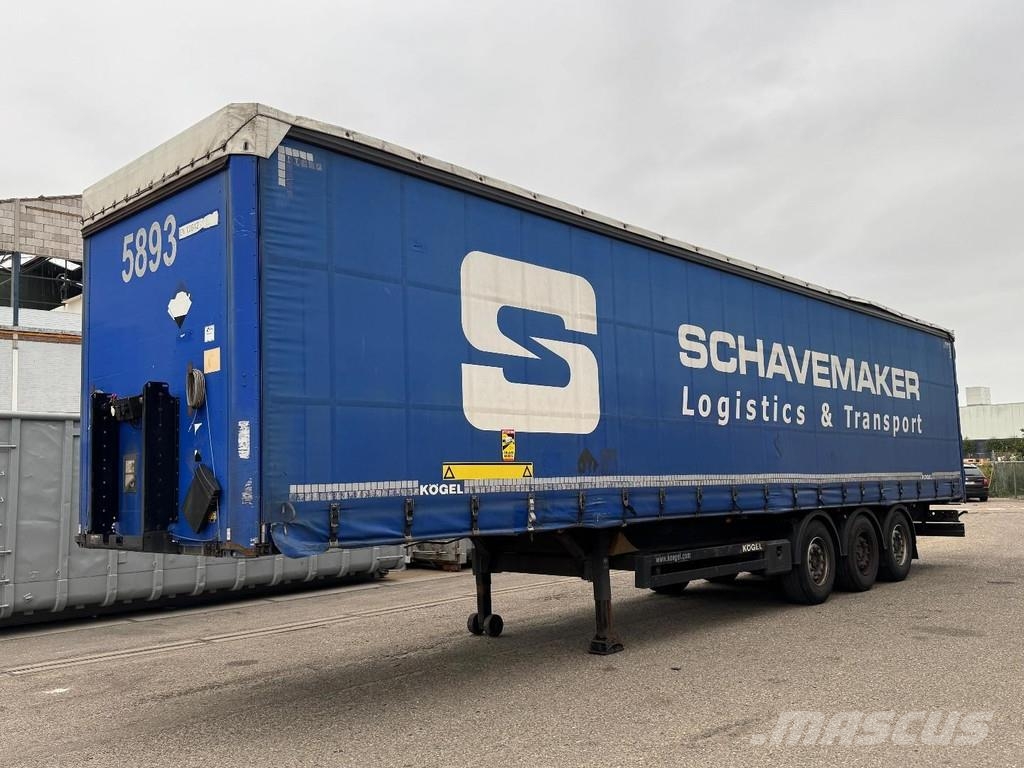 Kögel S24-1 3 AXLE SAF + SLIDING ROOF Tents puspiekabes