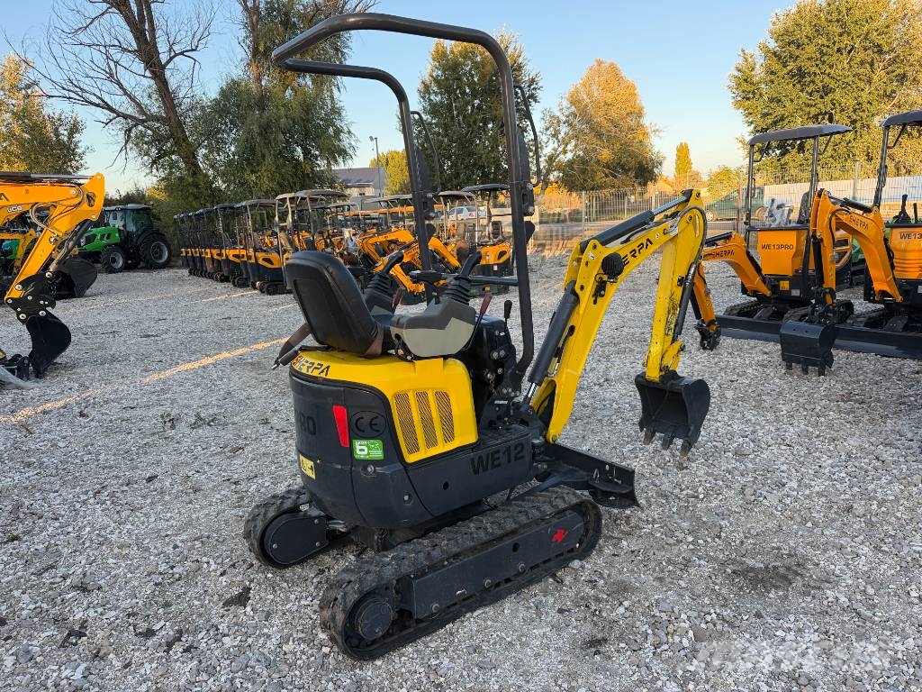 Sherpa WE12 KUBOTA motor minikotró Mini ekskavatoriai < 7 t