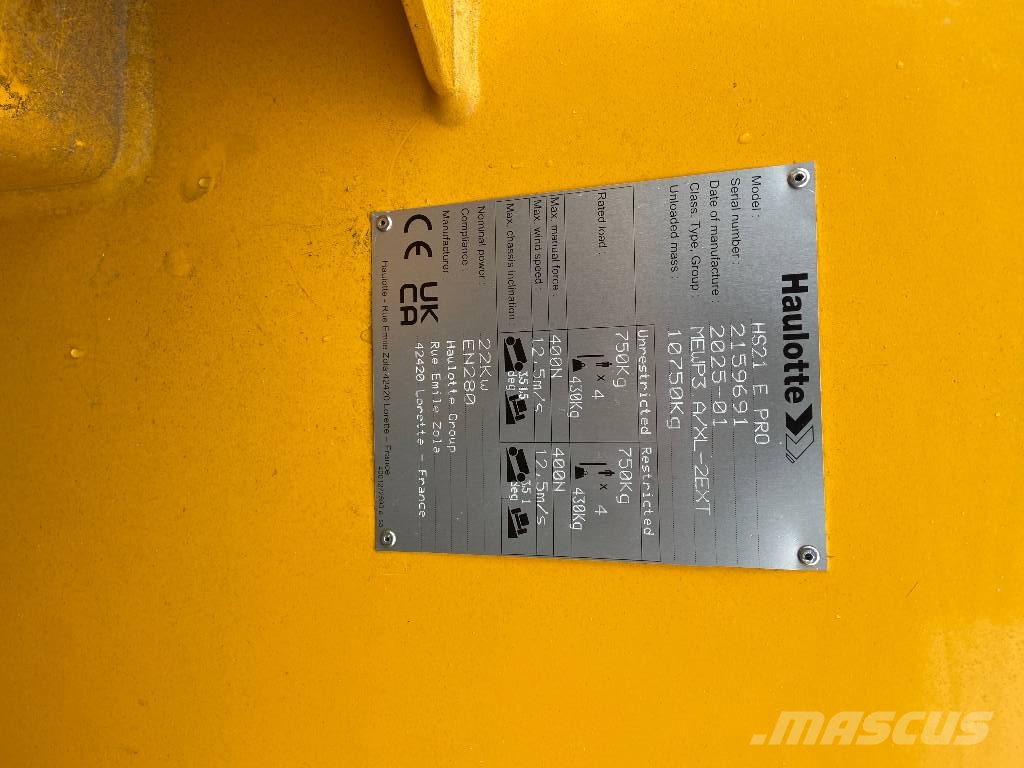 HAULOTTE HS21 E PRO 剪式升降機