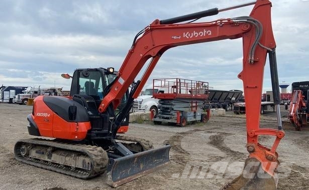 Kubota KX080-4S2 Roomikekskavaatorid