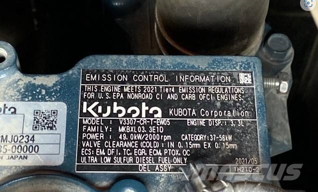 Kubota KX080-4S2 Roomikekskavaatorid
