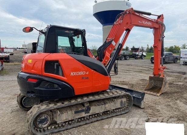 Kubota KX080-4S2 Roomikekskavaatorid