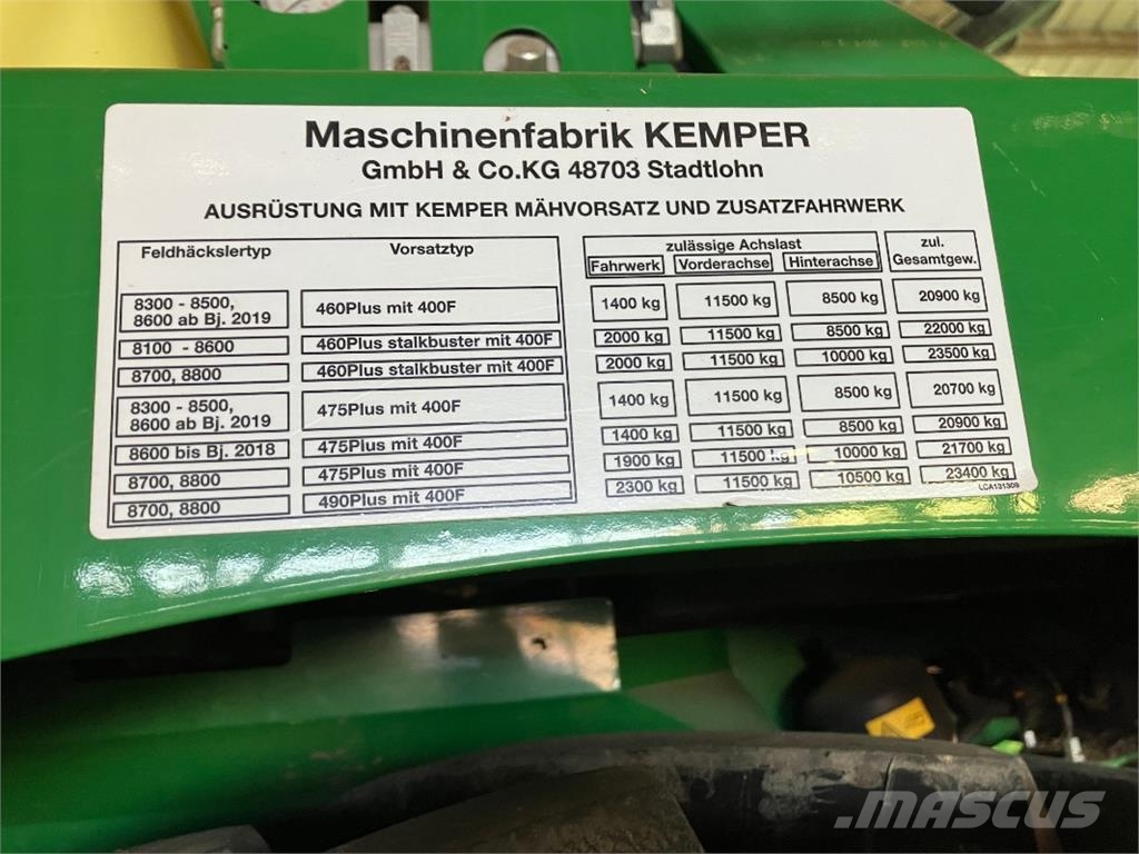 John Deere 8600i ProDrive Silppurit