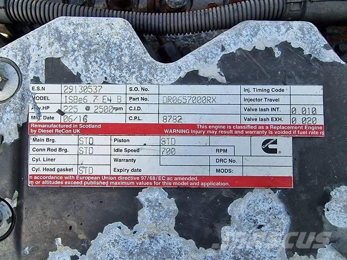 Cummins ISBE 6.7 E4B Transportation - Others