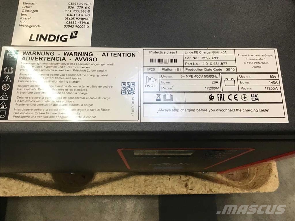 Linde E35L Električni viličarji