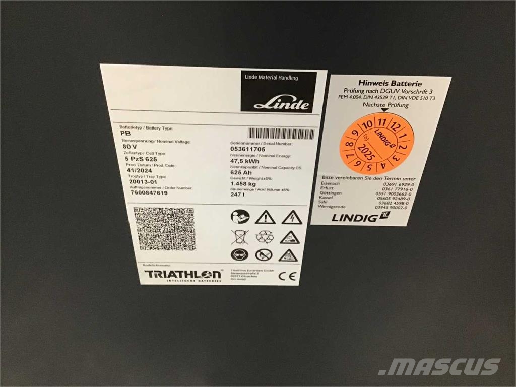 Linde E35L Electric forklifts