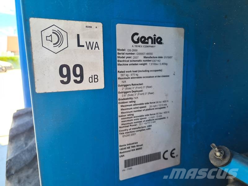 Genie GS 2668 RT 가위형 리프트