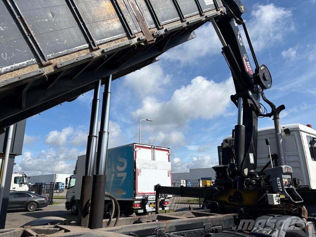 MAN TGA 35.440 + HIAB 322 E-7 HIPRO + TIPPER + 8X4 + R Mobiilinosturit