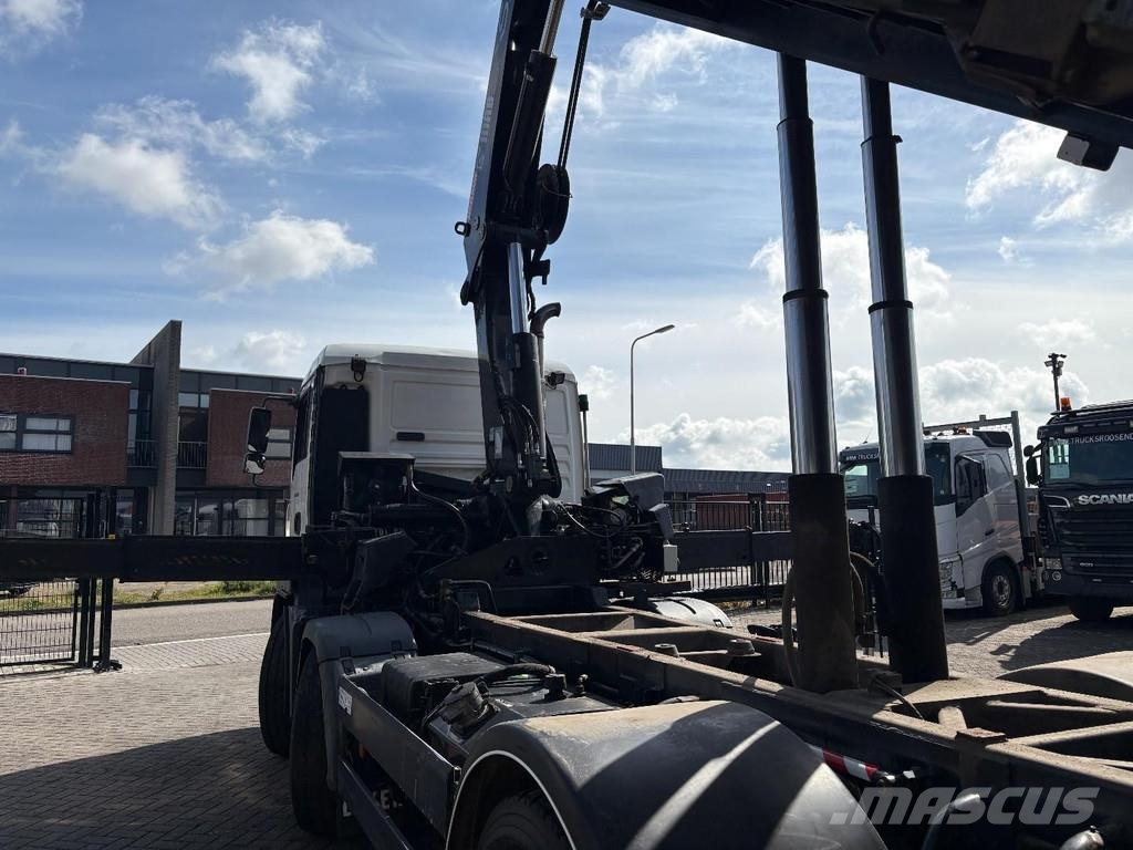 MAN TGA 35.440 + HIAB 322 E-7 HIPRO + TIPPER + 8X4 + R Mobiilinosturit