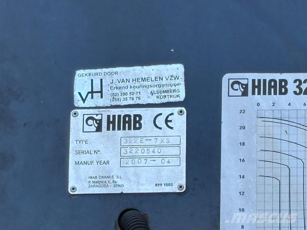 MAN TGA 35.440 + HIAB 322 E-7 HIPRO + TIPPER + 8X4 + R Mobiilinosturit