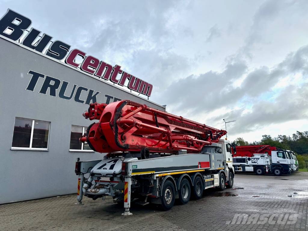 MAN TGS 50.500 Betonstar 58.16-7RZ Camiões bomba Betão
