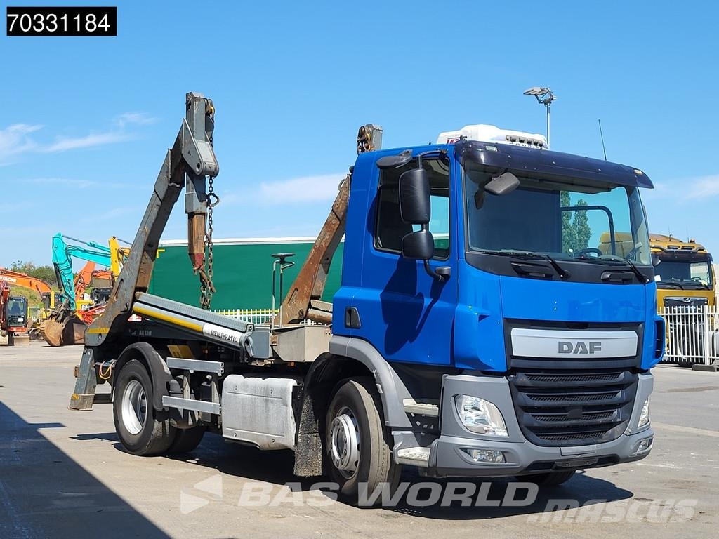 DAF CF 370 4X2 13tons Absetzkipper skiploader Automati Skip loader trucks