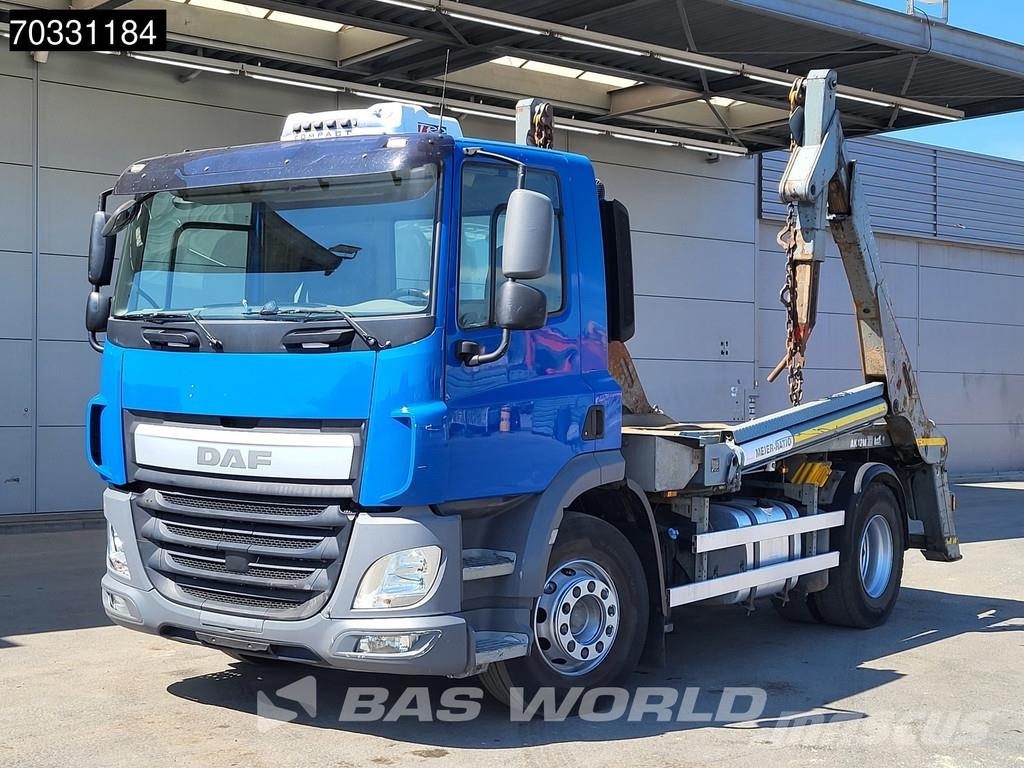 DAF CF 370 4X2 13tons Absetzkipper skiploader Automati Skip loader trucks