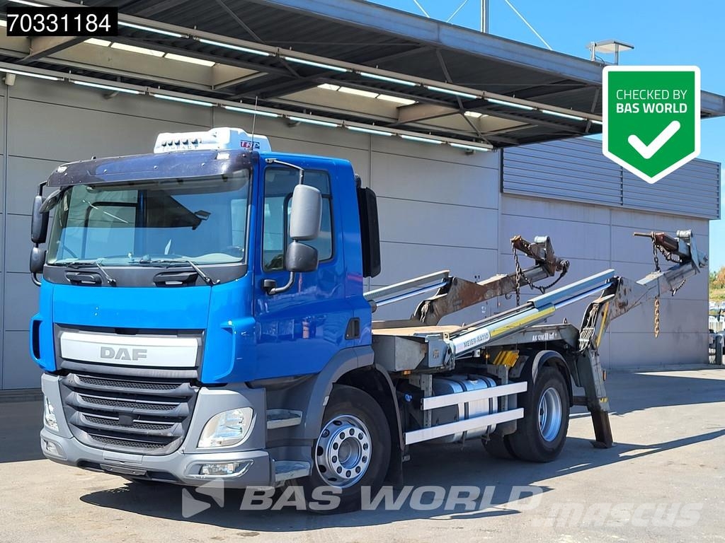 DAF CF 370 4X2 13tons Absetzkipper skiploader Automati Skip loader trucks