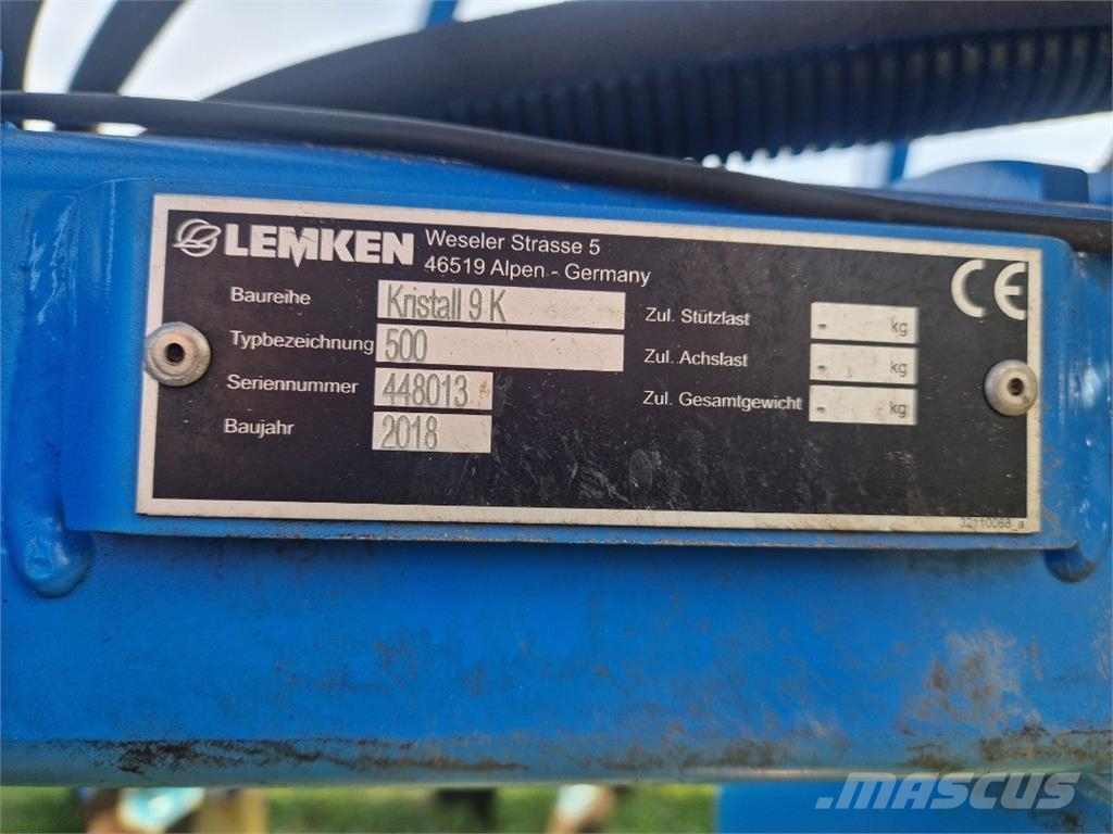 Lemken Kristall 9-500 K Grubber